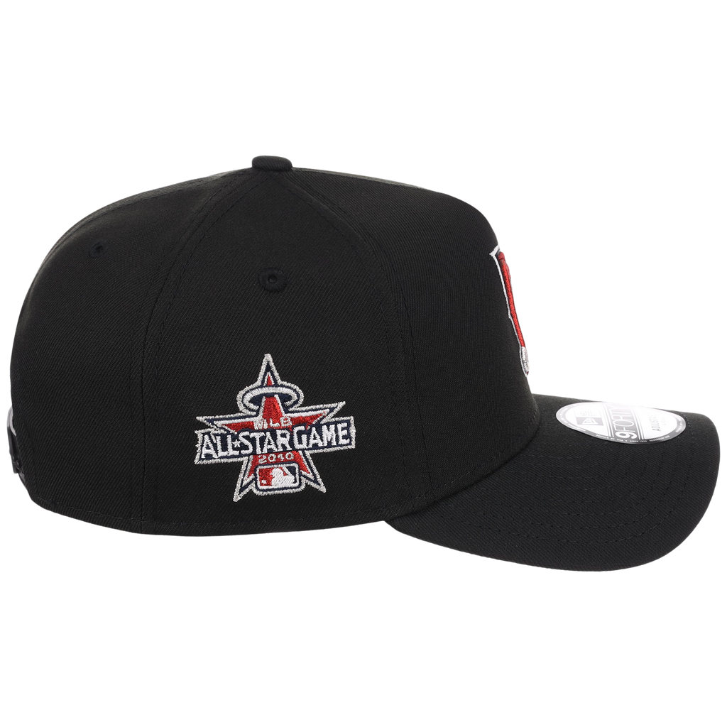 Anaheim Angels MLB Flipmode 2.0 Black Dome New Era 9FORTY A-Frame (Black/Black/Kelly Green)