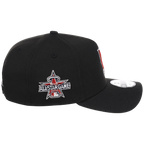 Anaheim Angels MLB Flipmode 2.0 Black Dome New Era 9FORTY A-Frame (Black/Black/Kelly Green)