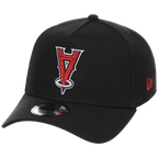 Anaheim Angels MLB Flipmode 2.0 Black Dome New Era 9FORTY A-Frame (Black/Black/Kelly Green)