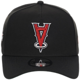 Anaheim Angels MLB Flipmode 2.0 Black Dome New Era 9FORTY A-Frame (Black/Black/Kelly Green)