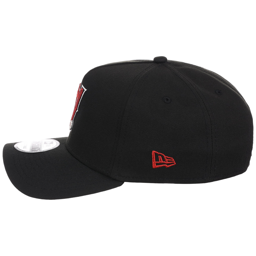 Anaheim Angels MLB Flipmode 2.0 Black Dome New Era 9FORTY A-Frame (Black/Black/Kelly Green)