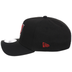 Anaheim Angels MLB Flipmode 2.0 Black Dome New Era 9FORTY A-Frame (Black/Black/Kelly Green)