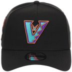 Arizona Diamondbacks MLB Flipmode 2.0 Black Dome New Era 9FORTY A-Frame (Black/Black/Kelly Green)