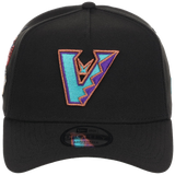 Arizona Diamondbacks MLB Flipmode 2.0 Black Dome New Era 9FORTY A-Frame (Black/Black/Kelly Green)