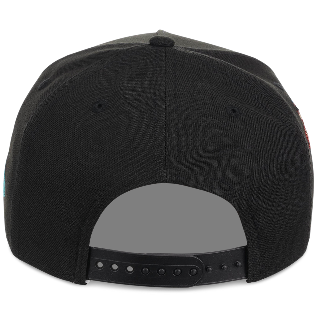 Arizona Diamondbacks MLB Flipmode 2.0 Black Dome New Era 9FORTY A-Frame (Black/Black/Kelly Green)