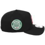 Boston Red Sox MLB Flipmode 2.0 Black Dome New Era 9FORTY A-Frame (Black/Black/Kelly Green)