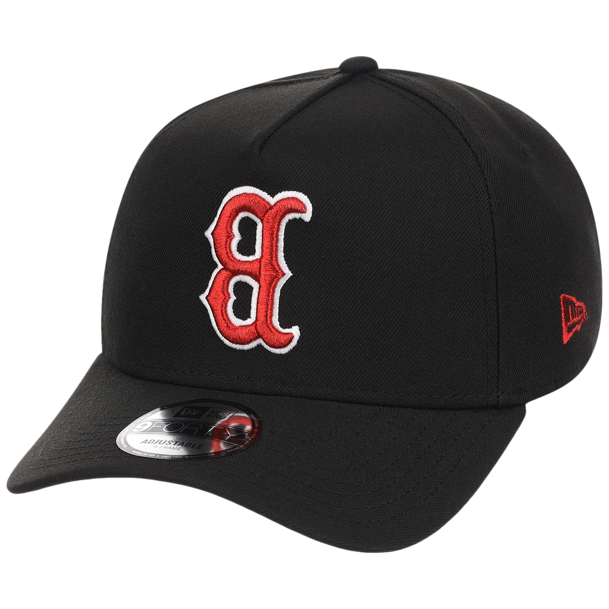 Boston Red Sox MLB Flipmode 2.0 Black Dome New Era 9FORTY A-Frame (Black/Black/Kelly Green)