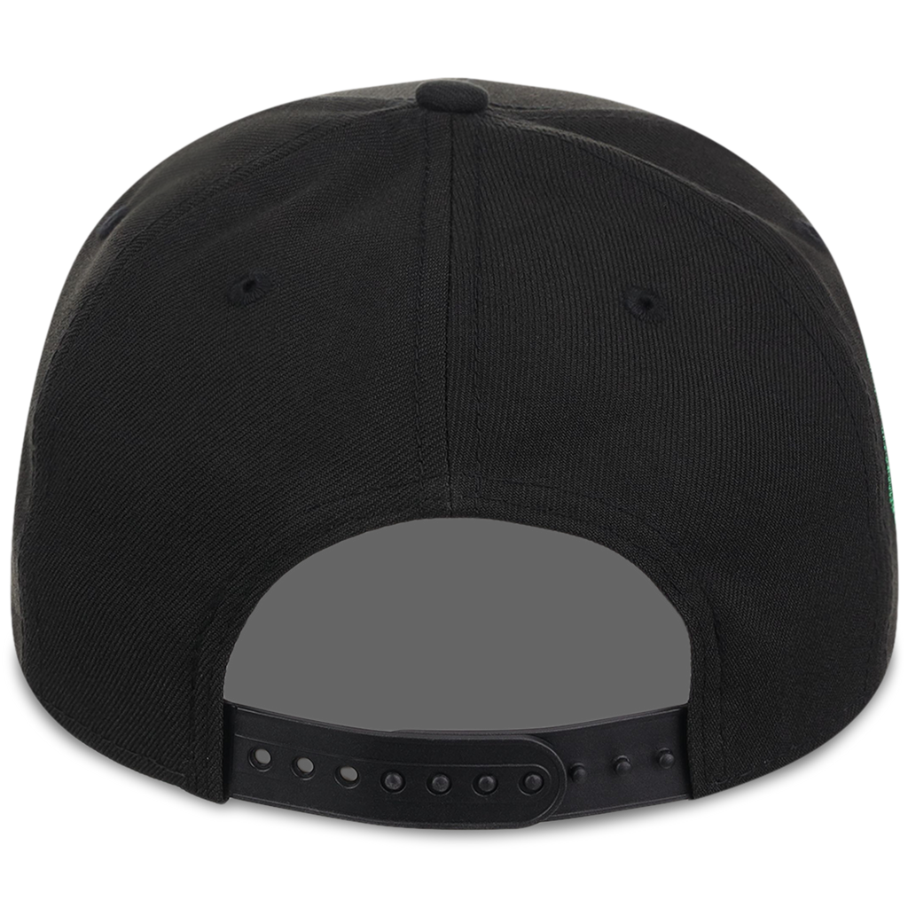 Boston Red Sox MLB Flipmode 2.0 Black Dome New Era 9FORTY A-Frame (Black/Black/Kelly Green)
