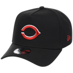 Cincinnati Reds MLB Flipmode 2.0 Black Dome New Era 9FORTY A-Frame (Black/Black/Kelly Green)