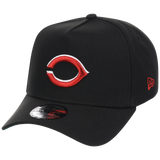 Cincinnati Reds MLB Flipmode 2.0 Black Dome New Era 9FORTY A-Frame (Black/Black/Kelly Green)