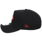 Cincinnati Reds MLB Flipmode 2.0 Black Dome New Era 9FORTY A-Frame (Black/Black/Kelly Green)
