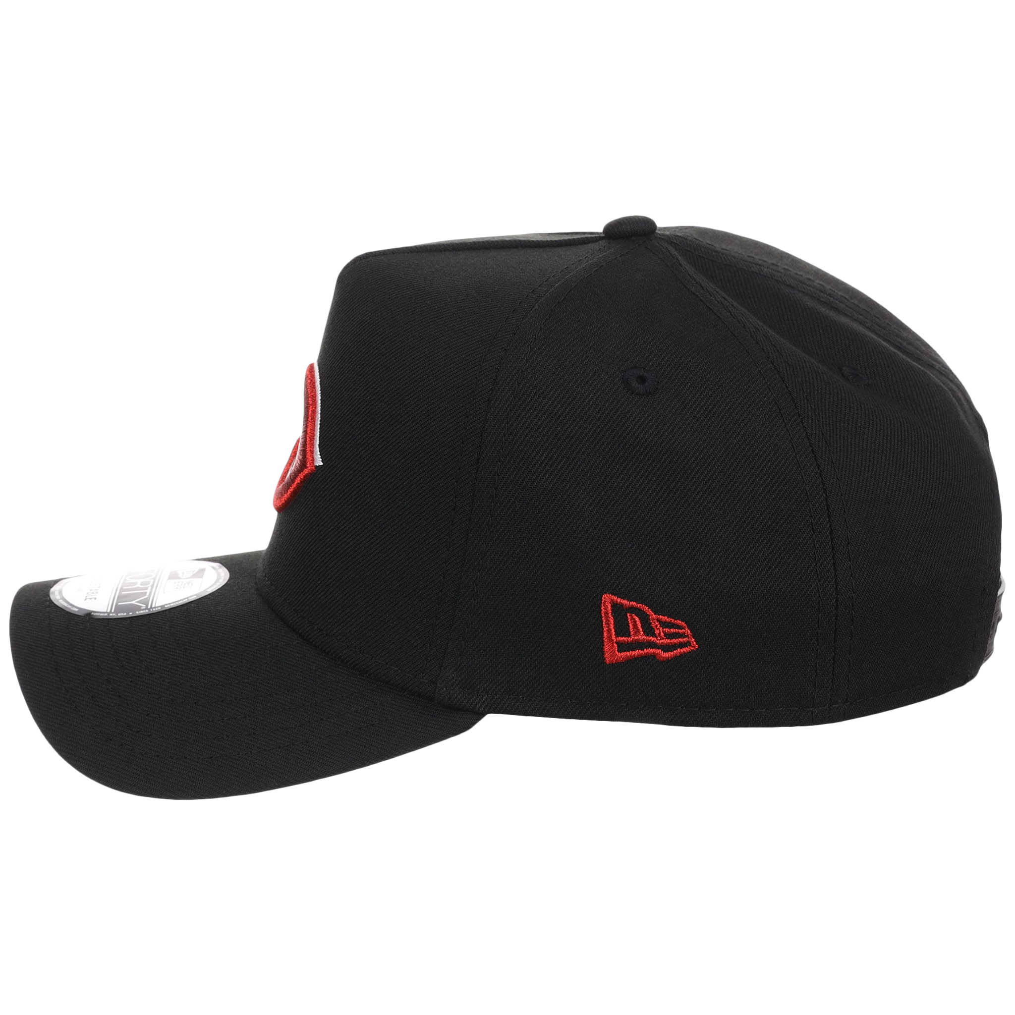 Cincinnati Reds MLB Flipmode 2.0 Black Dome New Era 9FORTY A-Frame (Black/Black/Kelly Green)