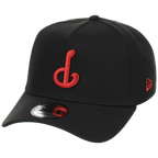 Philadelphia Phillies MLB Flipmode 2.0 Black Dome New Era 9FORTY A-Frame (Black/Black/Kelly Green)