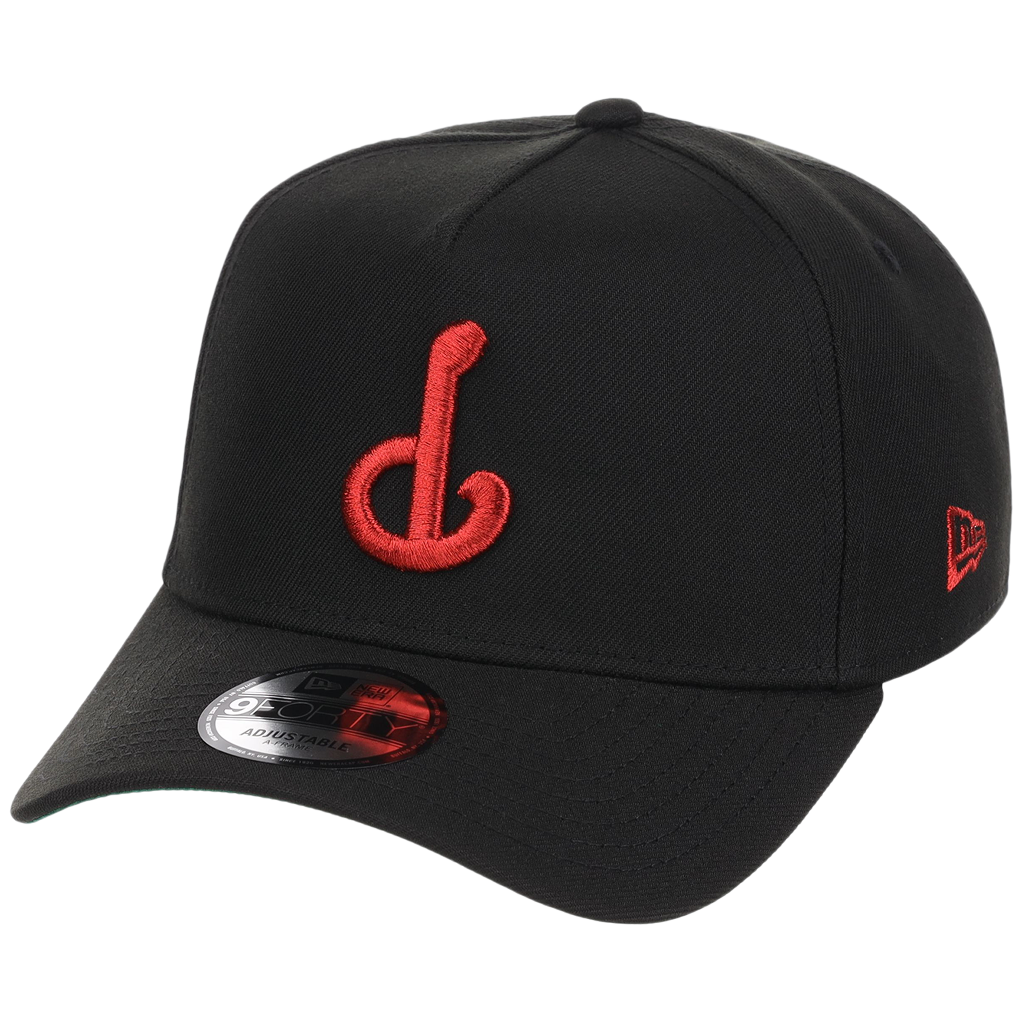 Philadelphia Phillies MLB Flipmode 2.0 Black Dome New Era 9FORTY A-Frame (Black/Black/Kelly Green)