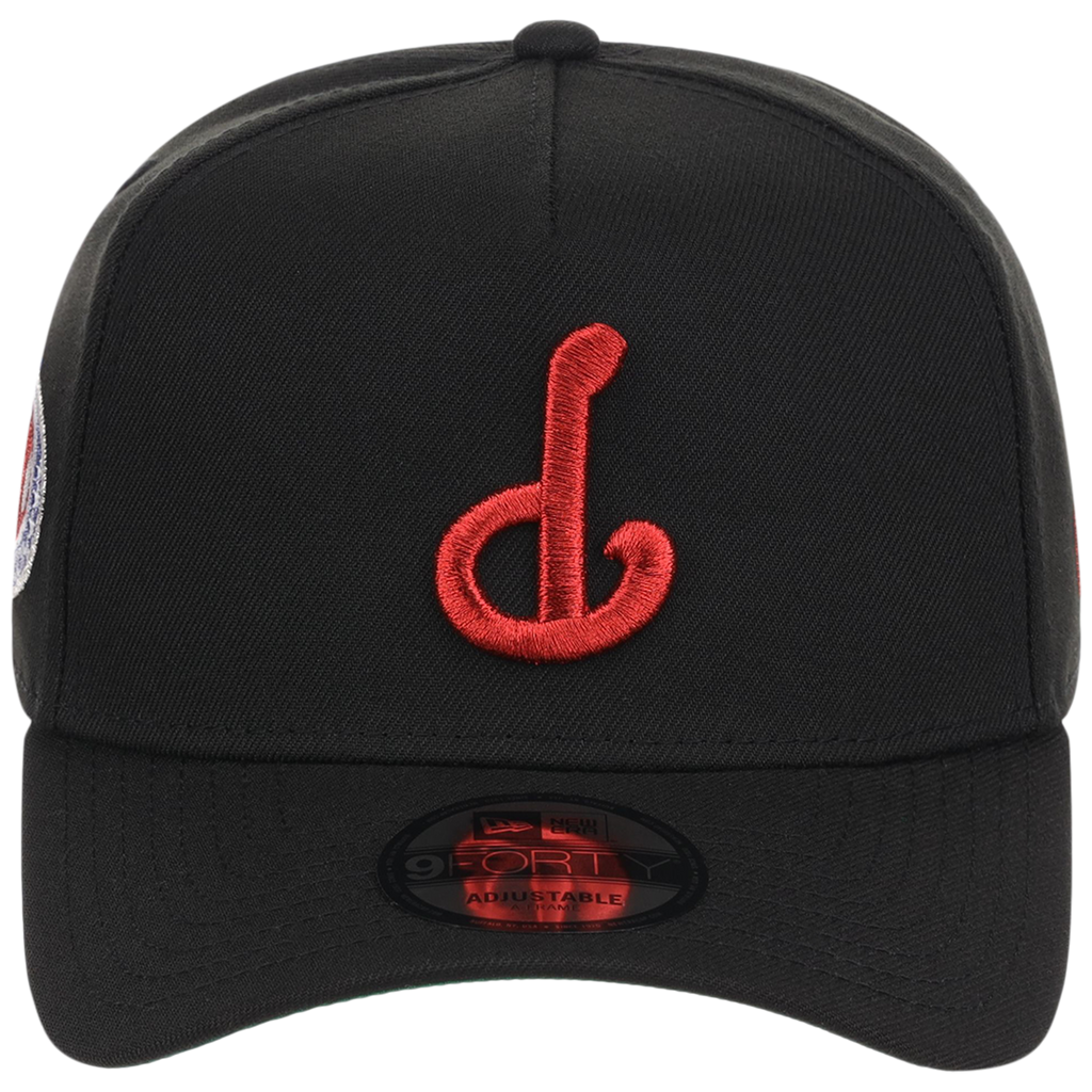 Philadelphia Phillies MLB Flipmode 2.0 Black Dome New Era 9FORTY A-Frame (Black/Black/Kelly Green)
