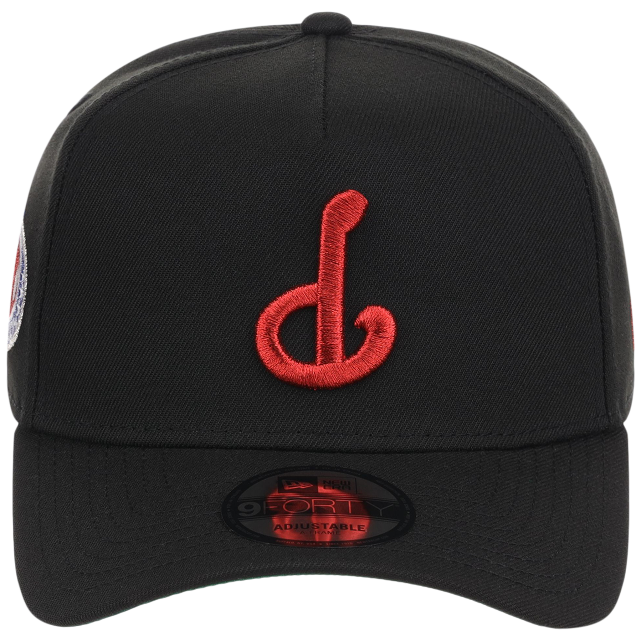 Philadelphia Phillies MLB Flipmode 2.0 Black Dome New Era 9FORTY A-Frame (Black/Black/Kelly Green)