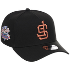 San Francisco Giants MLB Flipmode 2.0 Black Dome New Era 9FORTY A-Frame (Black/Black/Kelly Green)