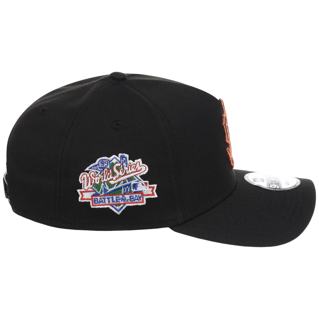 San Francisco Giants MLB Flipmode 2.0 Black Dome New Era 9FORTY A-Frame (Black/Black/Kelly Green)