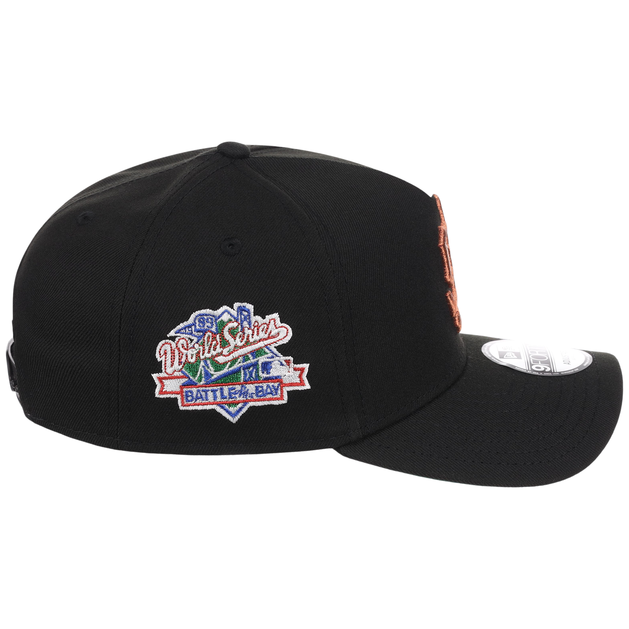 San Francisco Giants MLB Flipmode 2.0 Black Dome New Era 9FORTY A-Frame (Black/Black/Kelly Green)