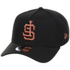 San Francisco Giants MLB Flipmode 2.0 Black Dome New Era 9FORTY A-Frame (Black/Black/Kelly Green)