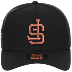 San Francisco Giants MLB Flipmode 2.0 Black Dome New Era 9FORTY A-Frame (Black/Black/Kelly Green)
