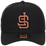 San Francisco Giants MLB Flipmode 2.0 Black Dome New Era 9FORTY A-Frame (Black/Black/Kelly Green)