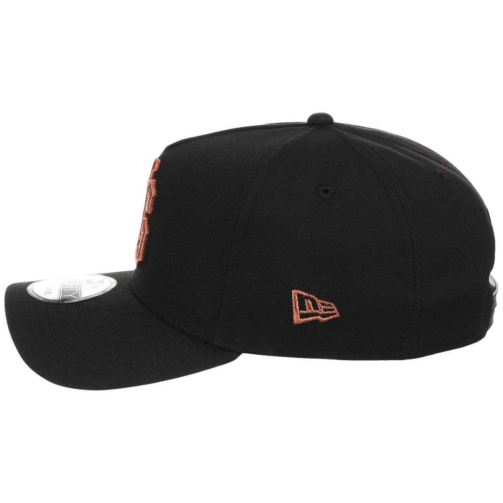 San Francisco Giants MLB Flipmode 2.0 Black Dome New Era 9FORTY A-Frame (Black/Black/Kelly Green)