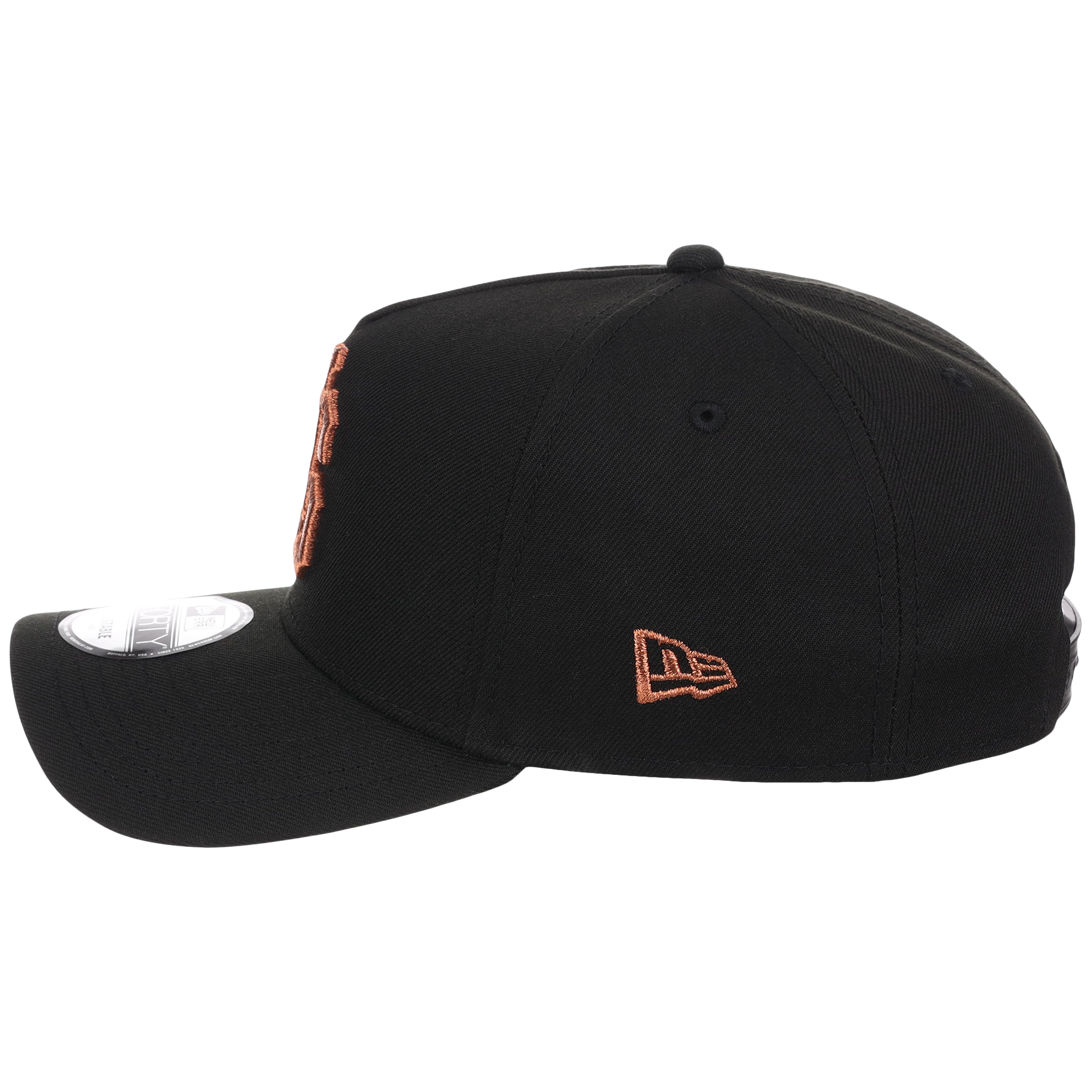 San Francisco Giants MLB Flipmode 2.0 Black Dome New Era 9FORTY A-Frame (Black/Black/Kelly Green)