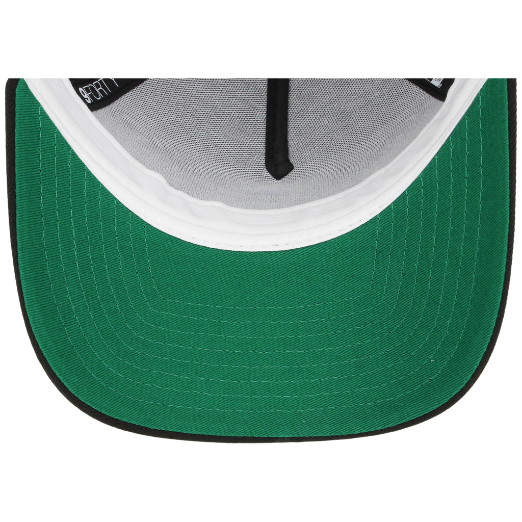 Texas Rangers MLB Flipmode 2.0 Black Dome New Era 9FORTY A-Frame (Black/Black/Kelly Green)