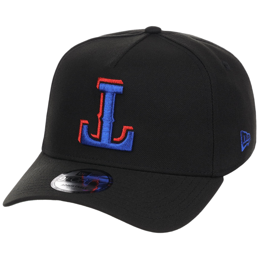 Texas Rangers MLB Flipmode 2.0 Black Dome New Era 9FORTY A-Frame (Black/Black/Kelly Green)