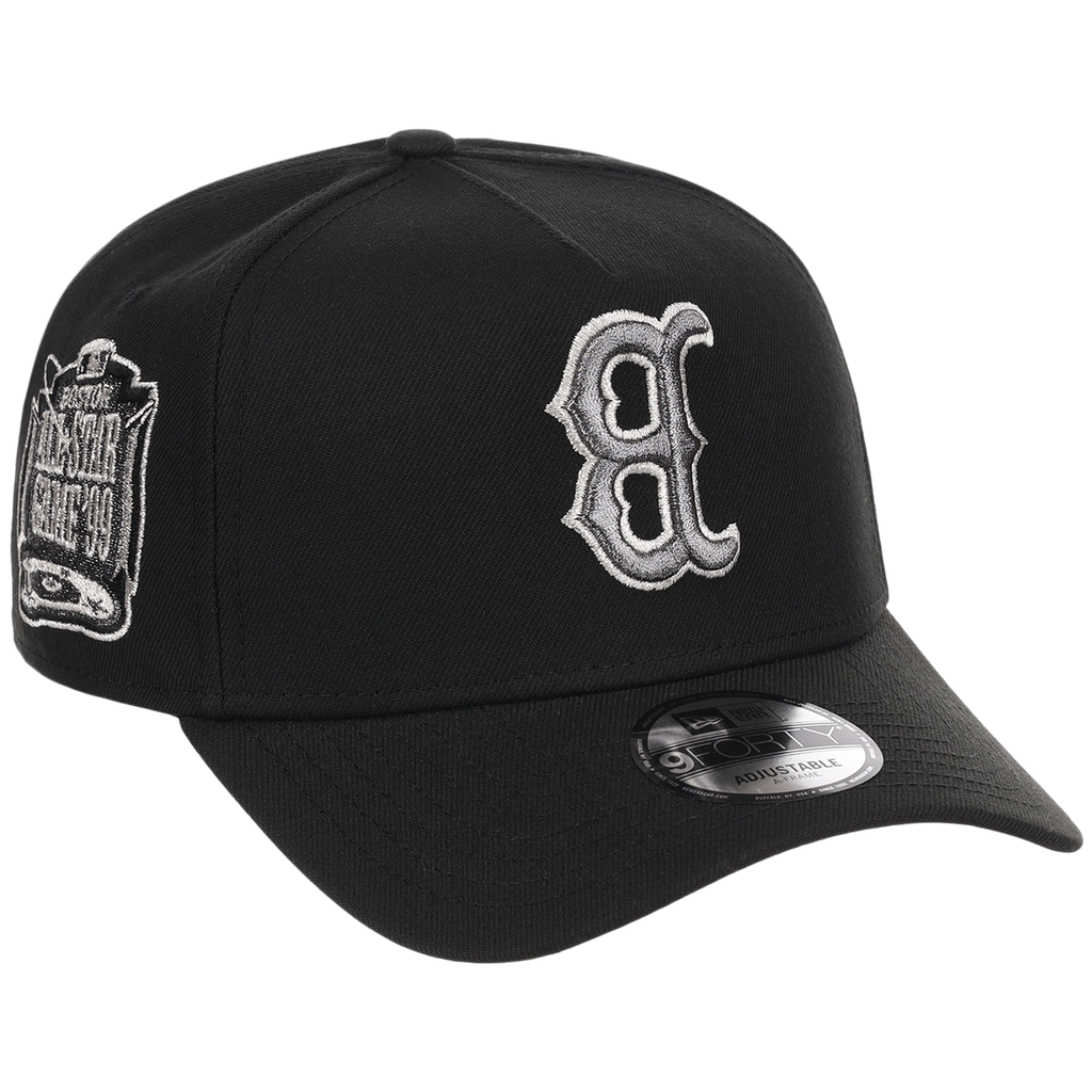 Boston Red Sox MLB Flipmode 2.0 Liquid Titanium New Era 9FORTY A-Frame (Black/Black/Gray)