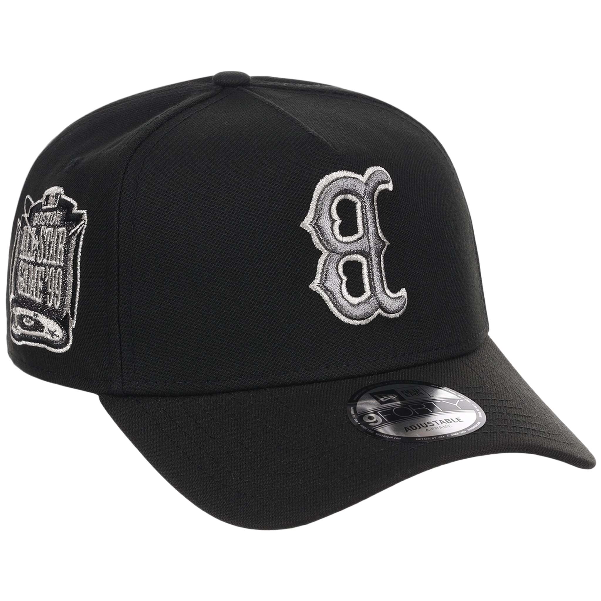 Boston Red Sox MLB Flipmode 2.0 Liquid Titanium New Era 9FORTY A-Frame (Black/Black/Gray)