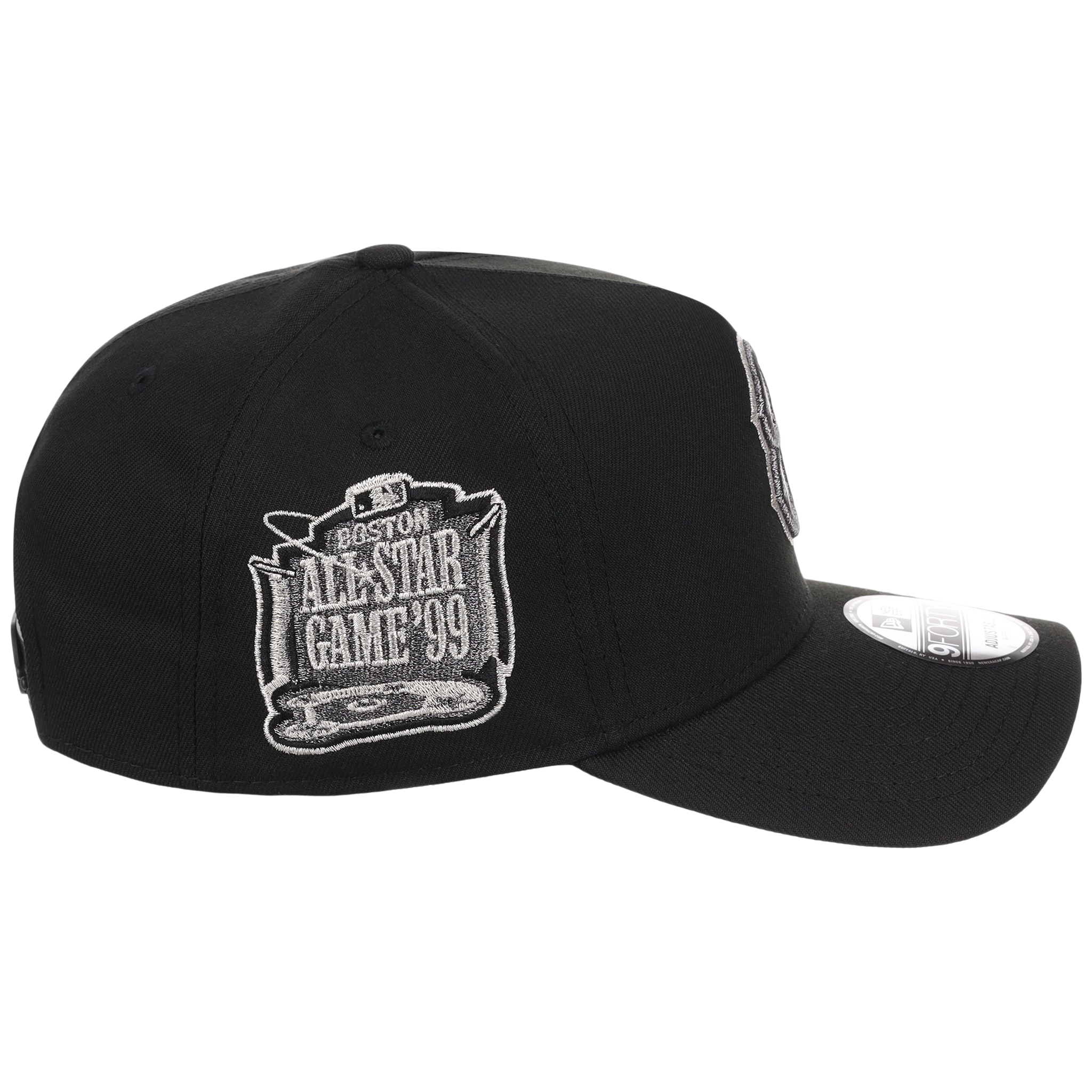 Boston Red Sox MLB Flipmode 2.0 Liquid Titanium New Era 9FORTY A-Frame (Black/Black/Gray)