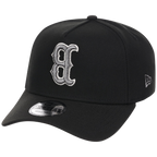 Boston Red Sox MLB Flipmode 2.0 Liquid Titanium New Era 9FORTY A-Frame (Black/Black/Gray)
