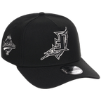 Florida Marlins MLB Flipmode 2.0 Liquid Titanium New Era 9FORTY A-Frame (Black/Black/Gray)
