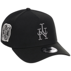 New York Mets MLB Flipmode 2.0 Liquid Titanium New Era 9FORTY A-Frame (Black/Black/Gray)