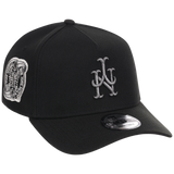 New York Mets MLB Flipmode 2.0 Liquid Titanium New Era 9FORTY A-Frame (Black/Black/Gray)