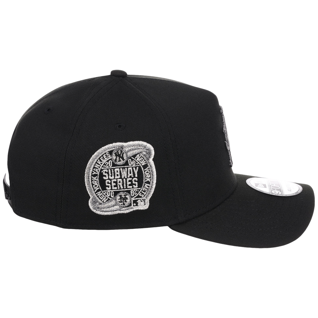 New York Mets MLB Flipmode 2.0 Liquid Titanium New Era 9FORTY A-Frame (Black/Black/Gray)