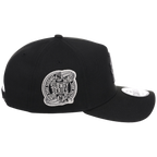 New York Mets MLB Flipmode 2.0 Liquid Titanium New Era 9FORTY A-Frame (Black/Black/Gray)