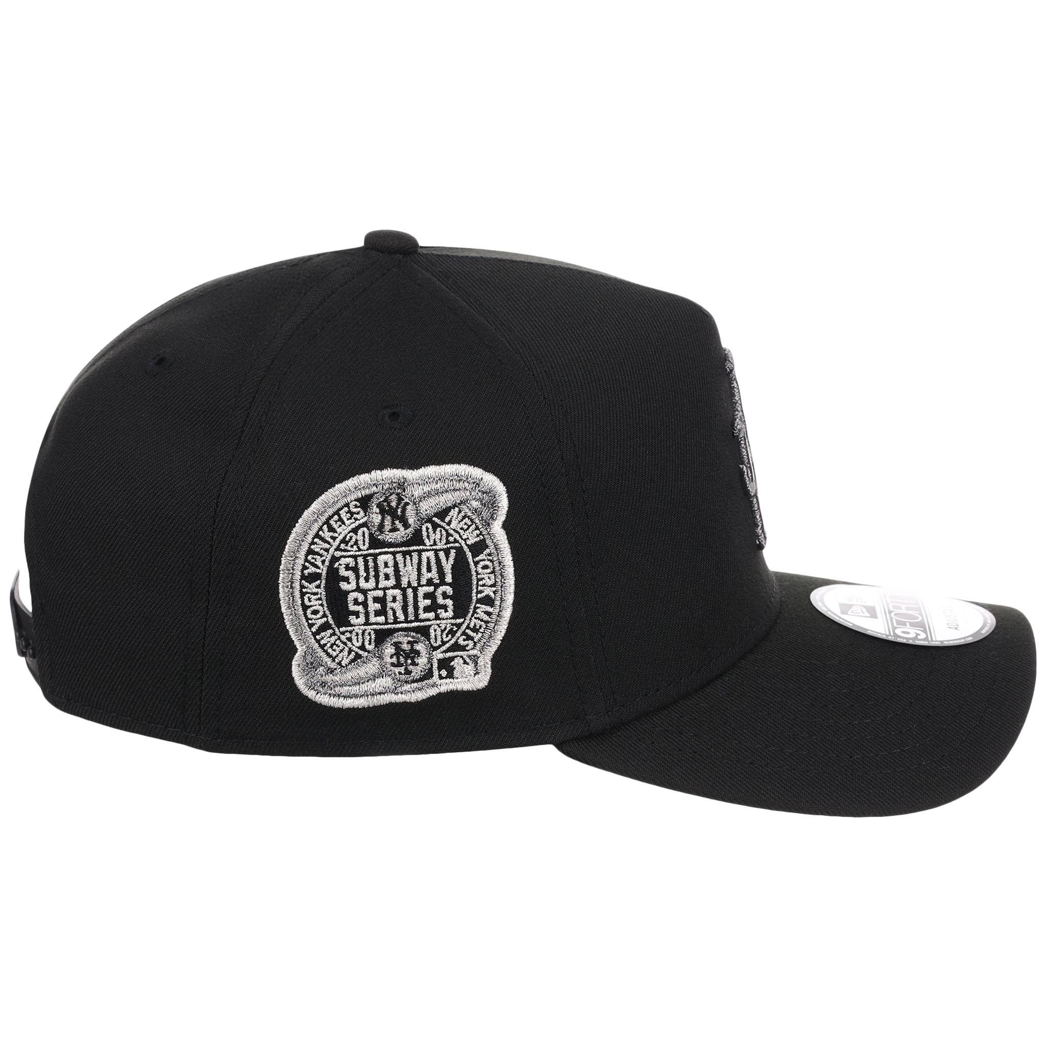 New York Mets MLB Flipmode 2.0 Liquid Titanium New Era 9FORTY A-Frame (Black/Black/Gray)