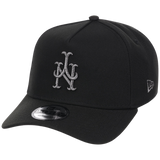 New York Mets MLB Flipmode 2.0 Liquid Titanium New Era 9FORTY A-Frame (Black/Black/Gray)