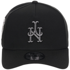 New York Mets MLB Flipmode 2.0 Liquid Titanium New Era 9FORTY A-Frame (Black/Black/Gray)