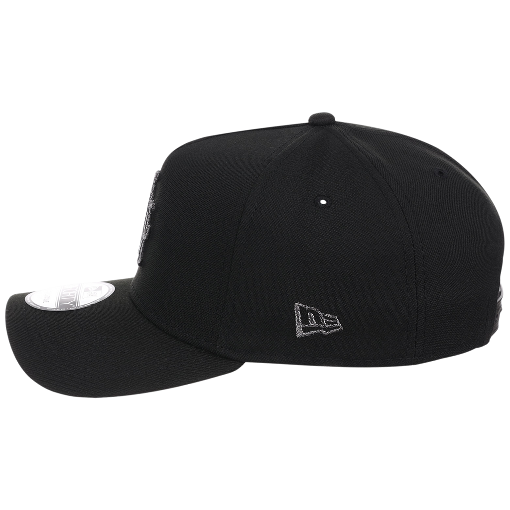New York Mets MLB Flipmode 2.0 Liquid Titanium New Era 9FORTY A-Frame (Black/Black/Gray)