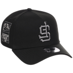 San Francisco Giants MLB Flipmode 2.0 Liquid Titanium New Era 9FORTY A-Frame (Black/Black/Gray)