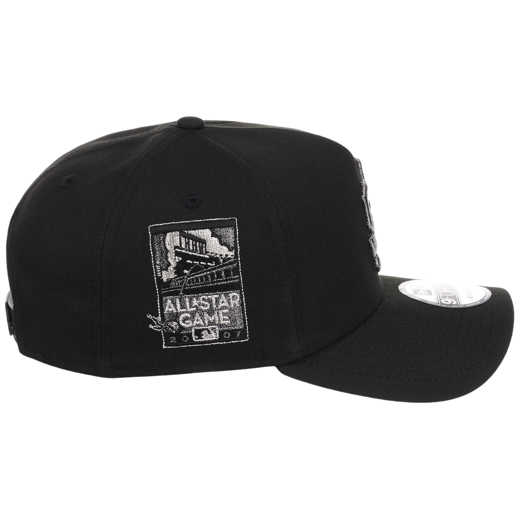 San Francisco Giants MLB Flipmode 2.0 Liquid Titanium New Era 9FORTY A-Frame (Black/Black/Gray)