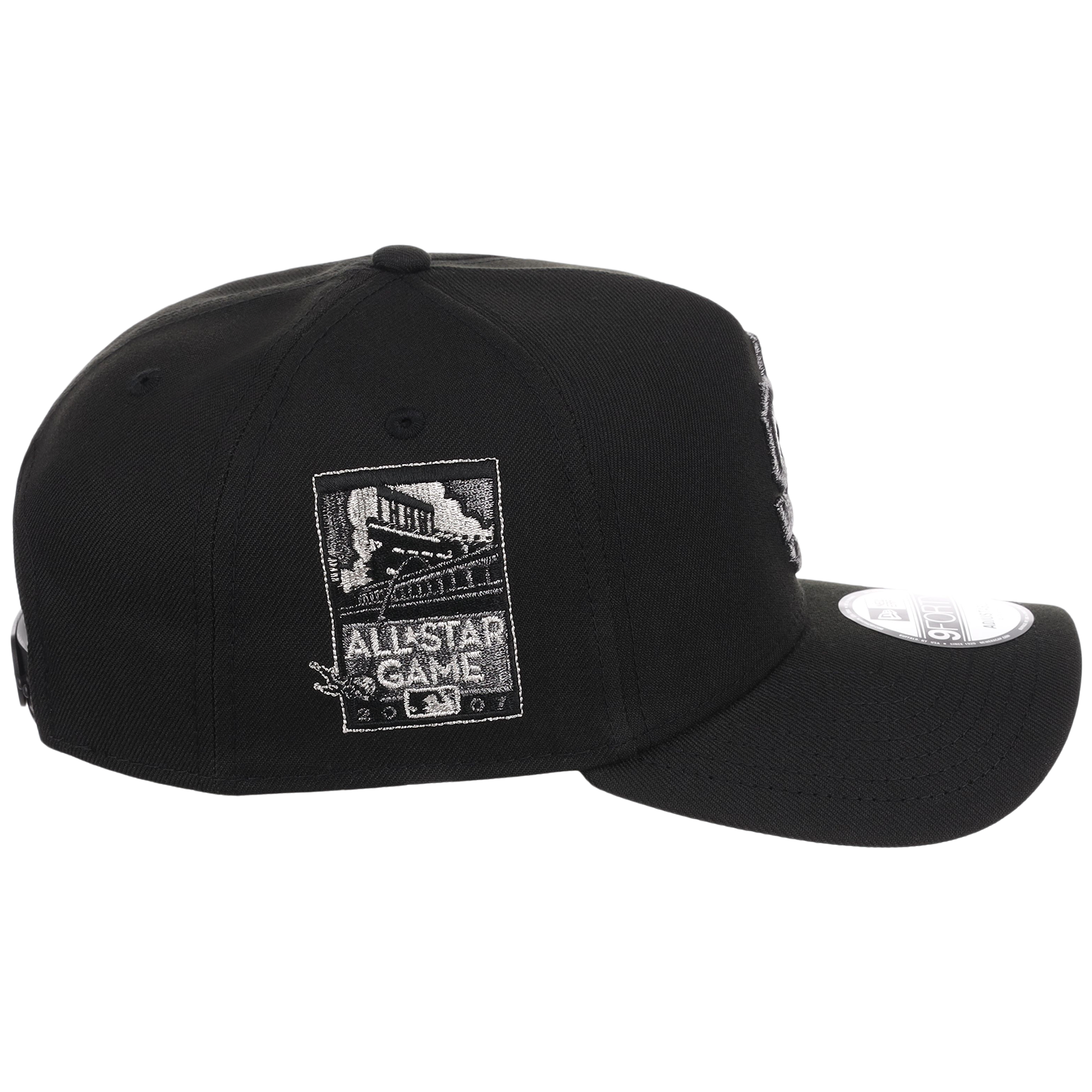 San Francisco Giants MLB Flipmode 2.0 Liquid Titanium New Era 9FORTY A-Frame (Black/Black/Gray)