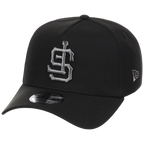 San Francisco Giants MLB Flipmode 2.0 Liquid Titanium New Era 9FORTY A-Frame (Black/Black/Gray)