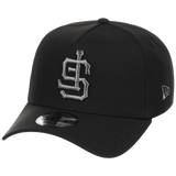San Francisco Giants MLB Flipmode 2.0 Liquid Titanium New Era 9FORTY A-Frame (Black/Black/Gray)
