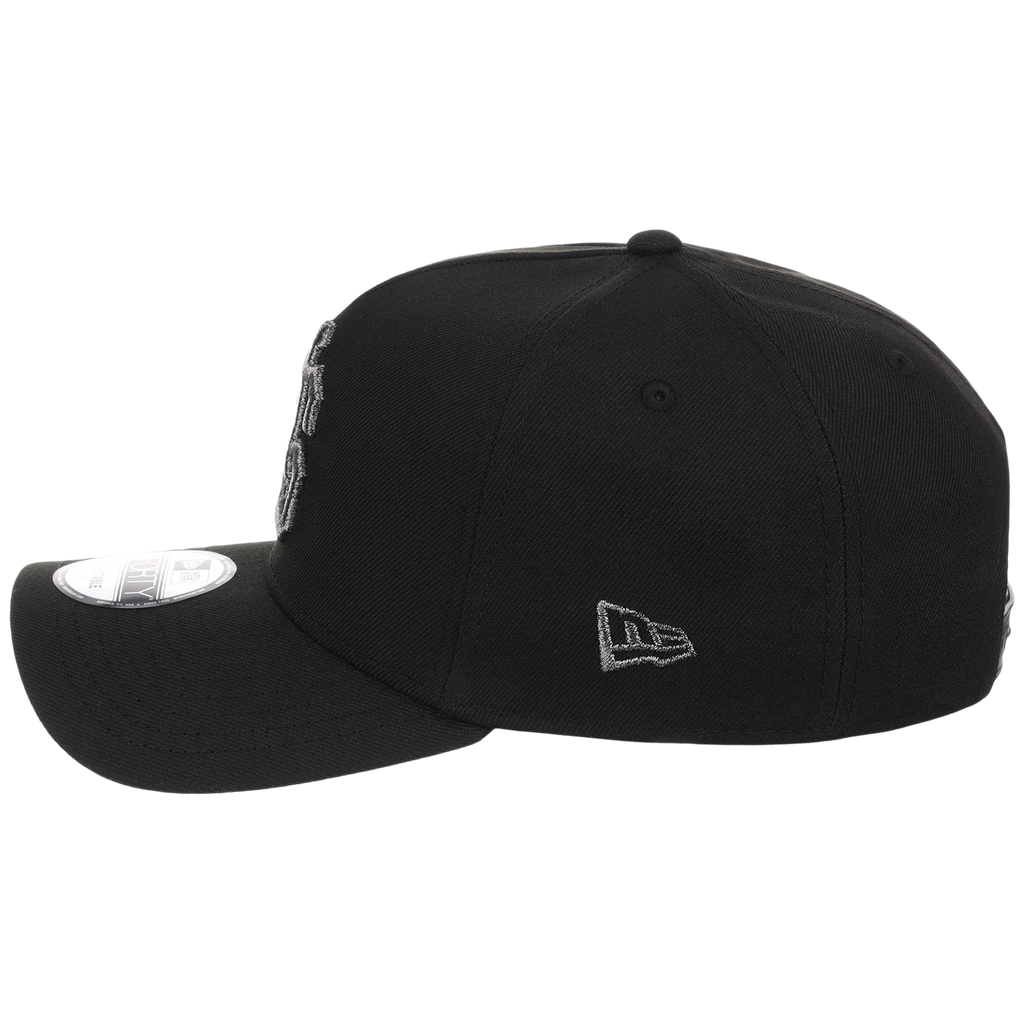 San Francisco Giants MLB Flipmode 2.0 Liquid Titanium New Era 9FORTY A-Frame (Black/Black/Gray)