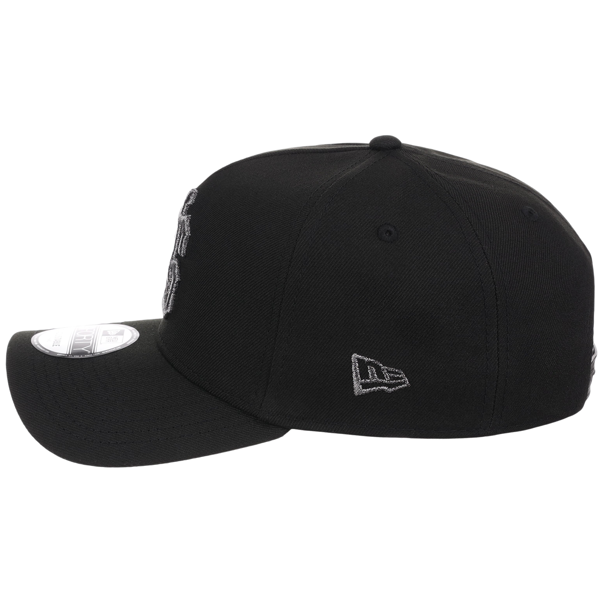 San Francisco Giants MLB Flipmode 2.0 Liquid Titanium New Era 9FORTY A-Frame (Black/Black/Gray)